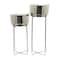 CosmoLiving by Cosmopolitan Contemporary Planter Stand Set